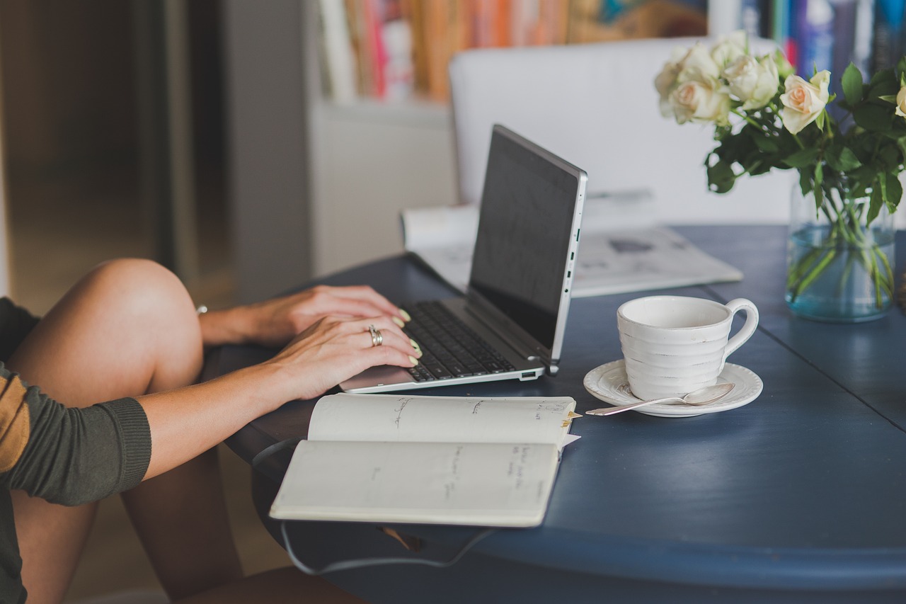 Laptop, workstaion, office — Building Sexual Identity One Video at a Time