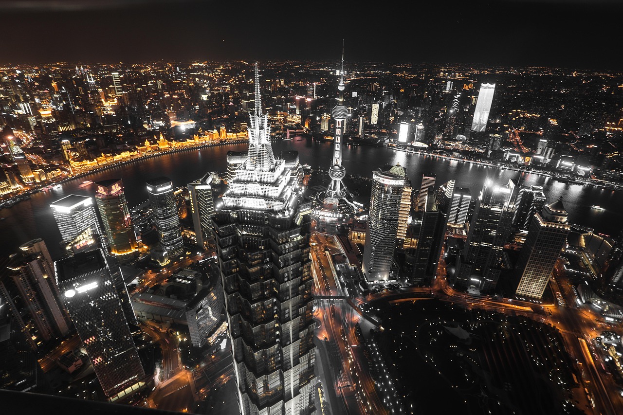 Night, city, shanghai — The Adventures of Miss Part-Time Job: From Cafes to Corporates
